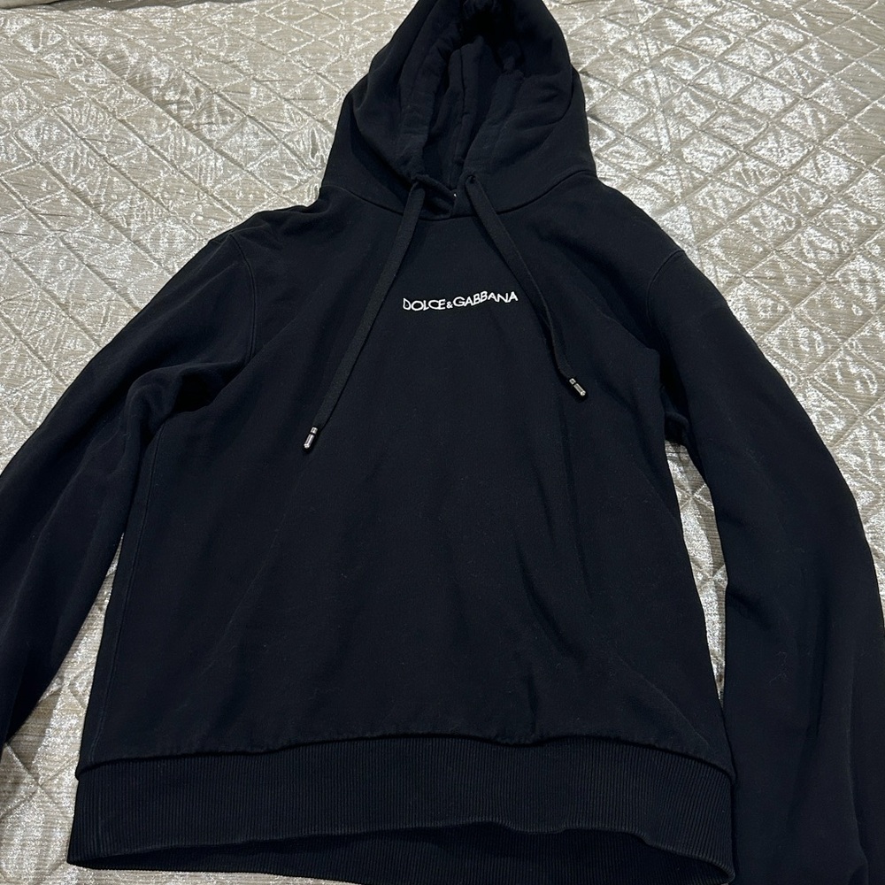 Dolce & Gabbana Men’s Black Logo Sweater